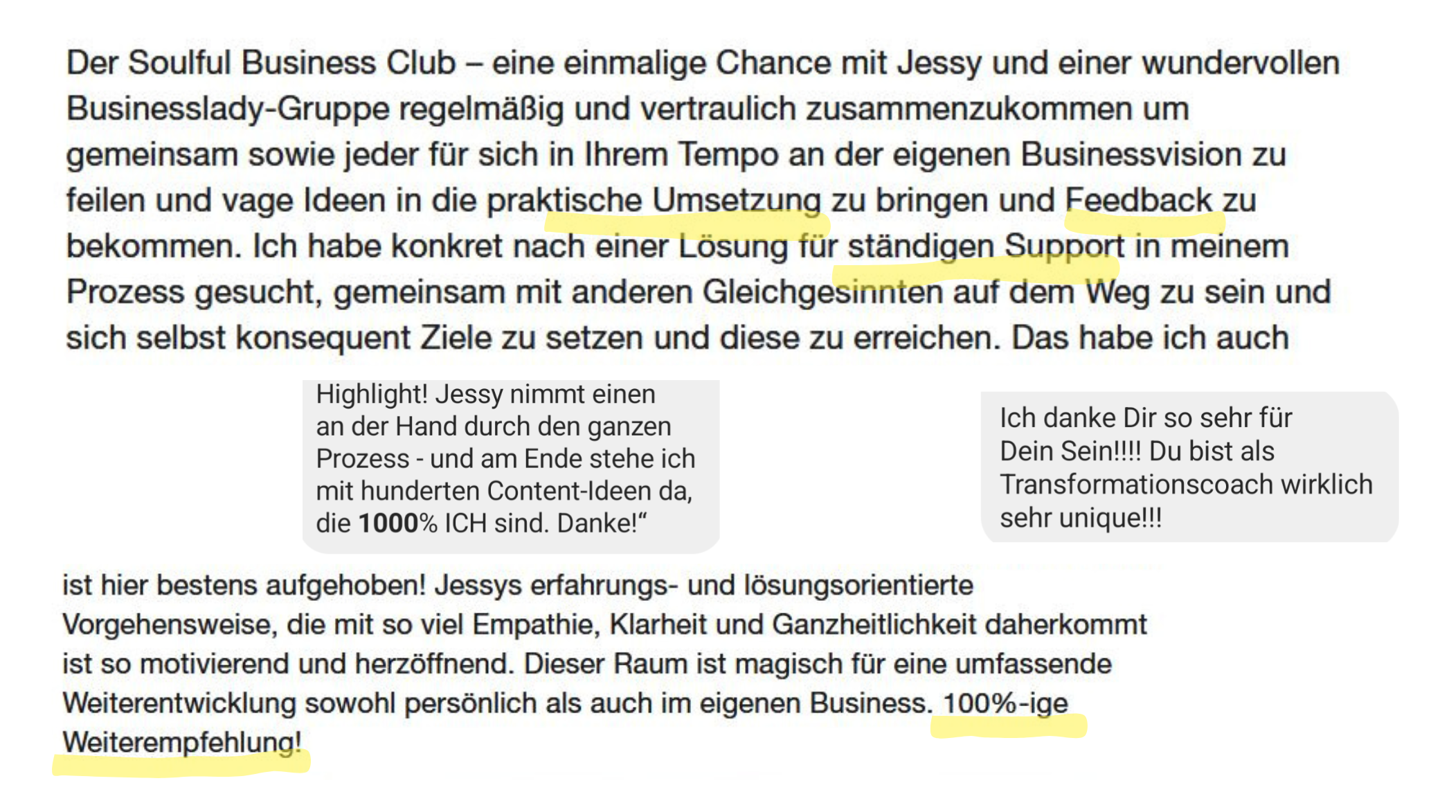 Testimonials Readings & Online Kurse Testimonials